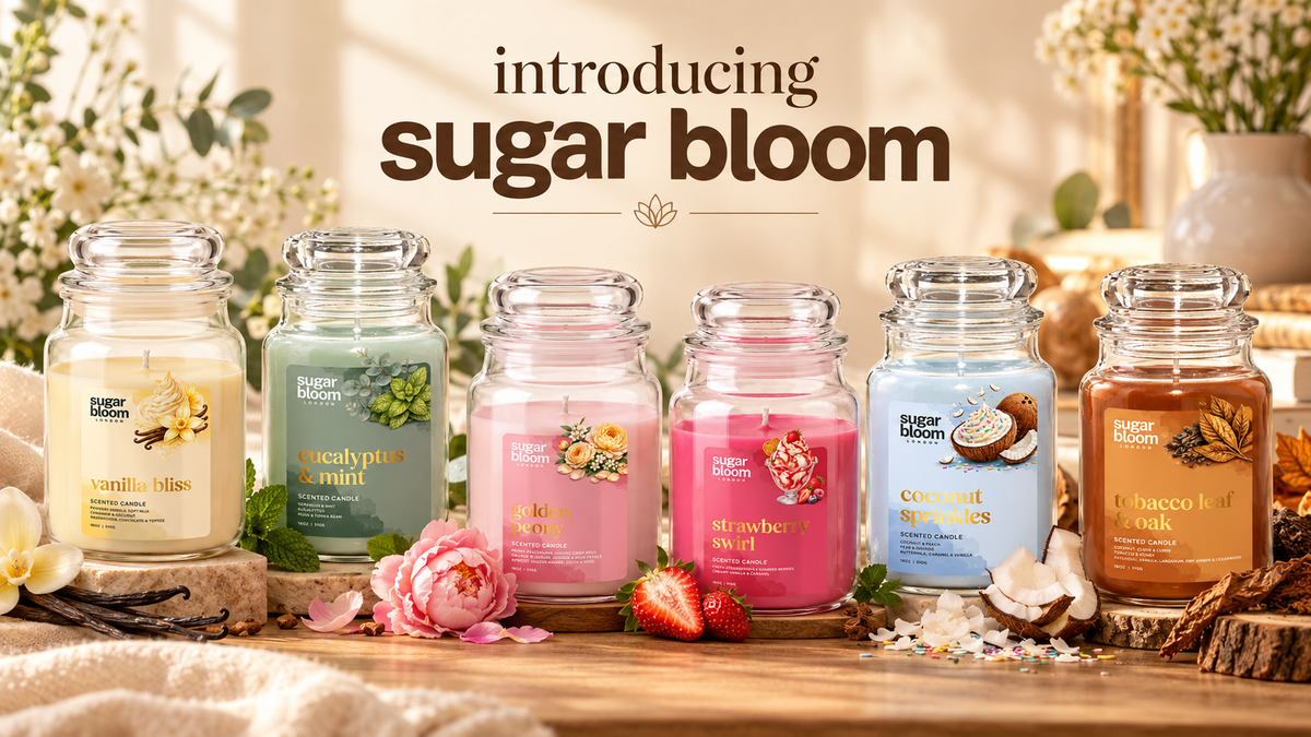 Introducing Sugar Bloom London - Luxury Candles for Less