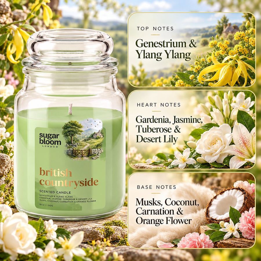 Sugar Bloom British Countryside Candle 510g