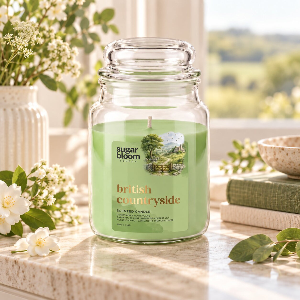 Sugar Bloom British Countryside Candle 510g