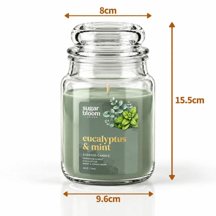 Sugar Bloom Eucalyptus & Mint Candle 510g