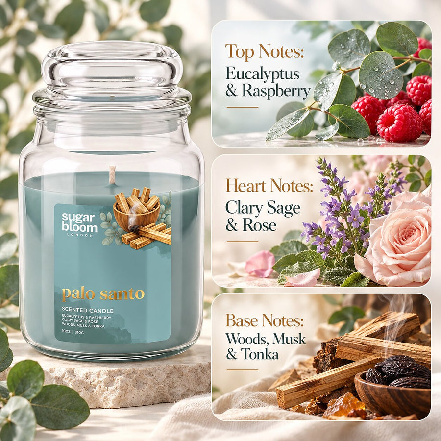 Sugar Bloom Palo Santo Candle 510g