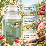 Sugar Bloom Sage & Sea Salt Candle 510g