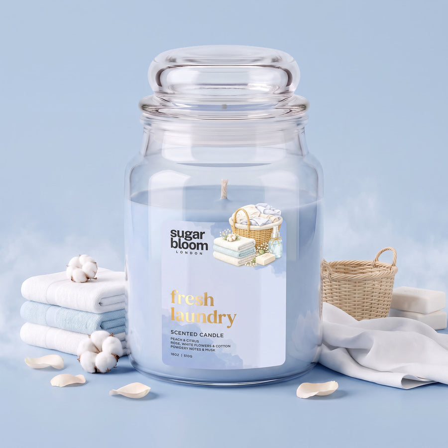 Sugar Bloom Fresh Laundry Candle 510g