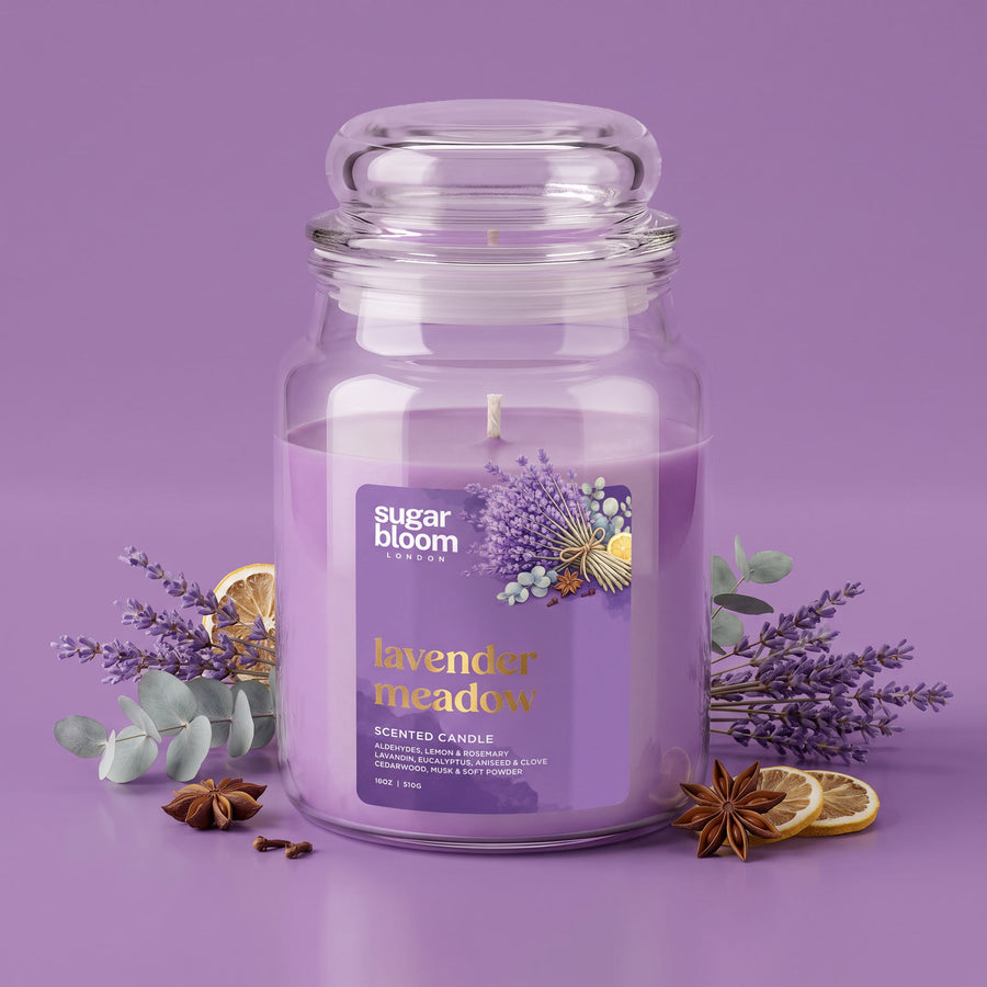 Sugar Bloom Lavender Meadow Candle 510g