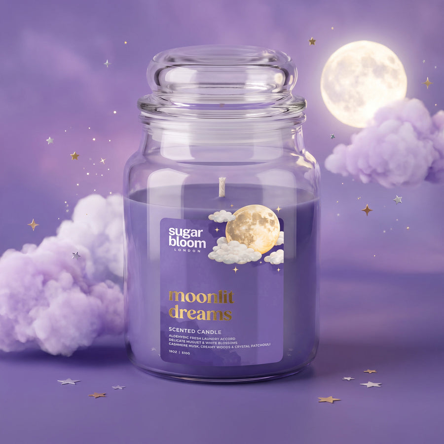 Sugar Bloom Moonlit Dreams Candle 510g