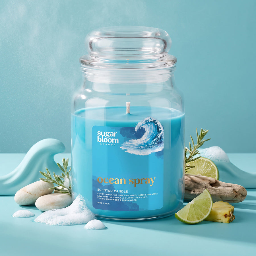 Sugar Bloom Ocean Spray Candle 510g