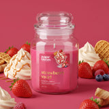 Sugar Bloom Strawberry Swirl Candle 510g
