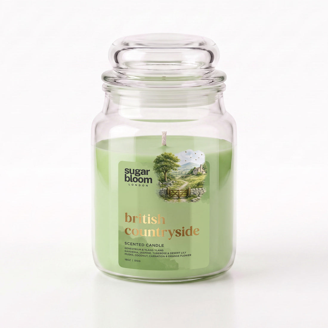 Sugar Bloom British Countryside Candle 510g