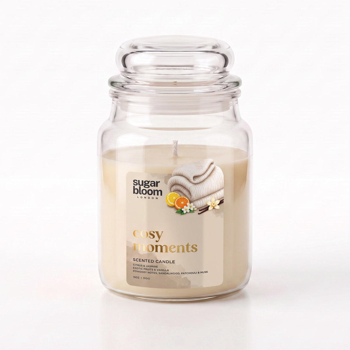 Sugar Bloom Cosy Moments Candle 510g