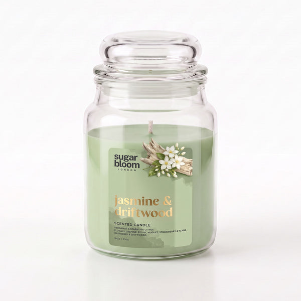 Sugar Bloom Jasmine & Driftwood Candle 510g