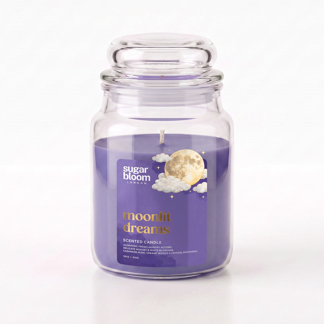 Sugar Bloom Moonlit Dreams Candle 510g