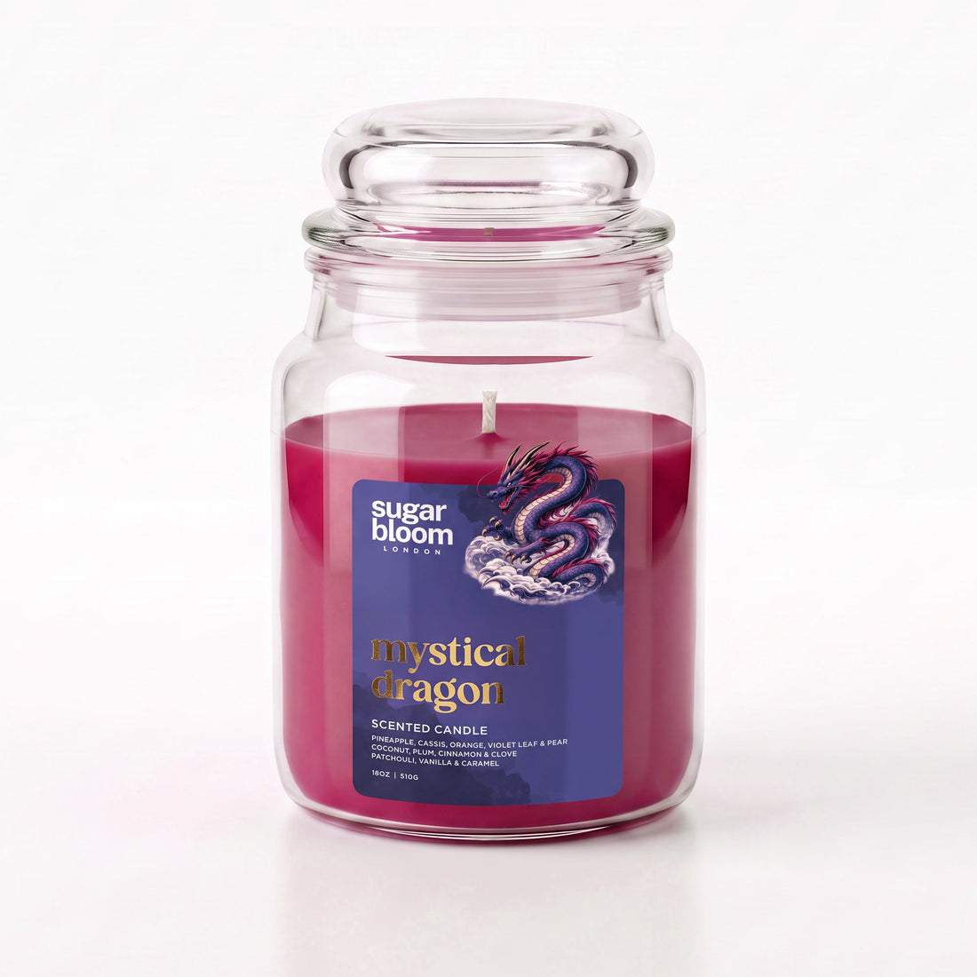 Sugar Bloom Mystical Dragon Candle 510g
