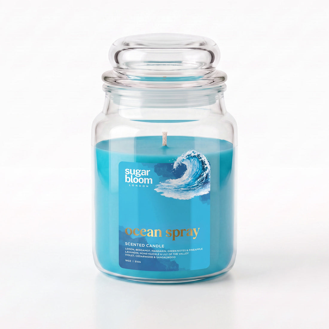 Sugar Bloom Ocean Spray Candle 510g