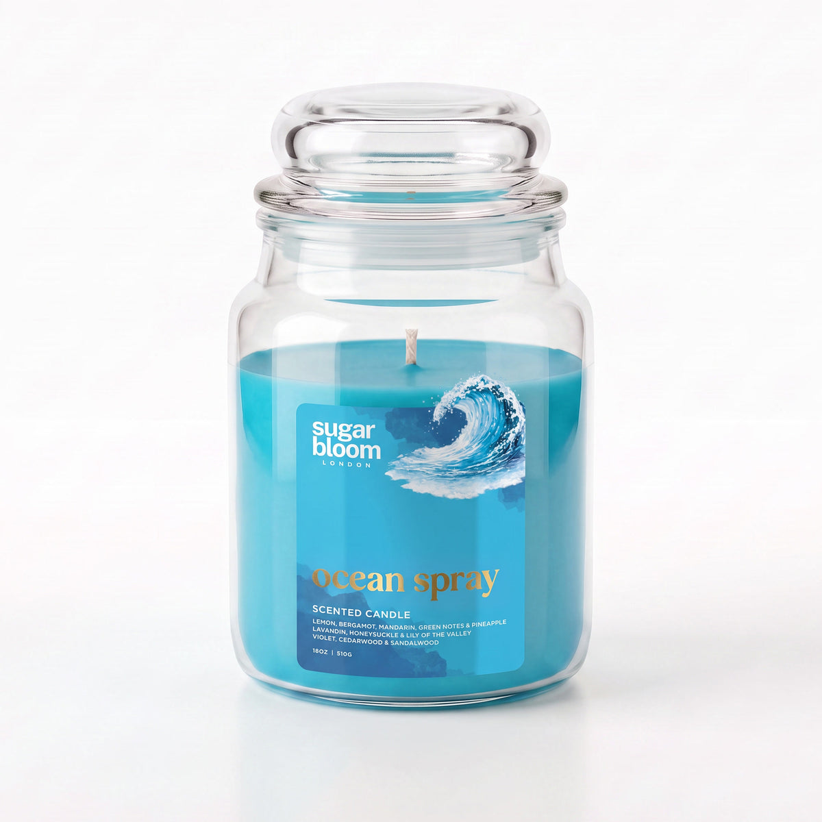 Sugar Bloom Ocean Spray Candle 510g