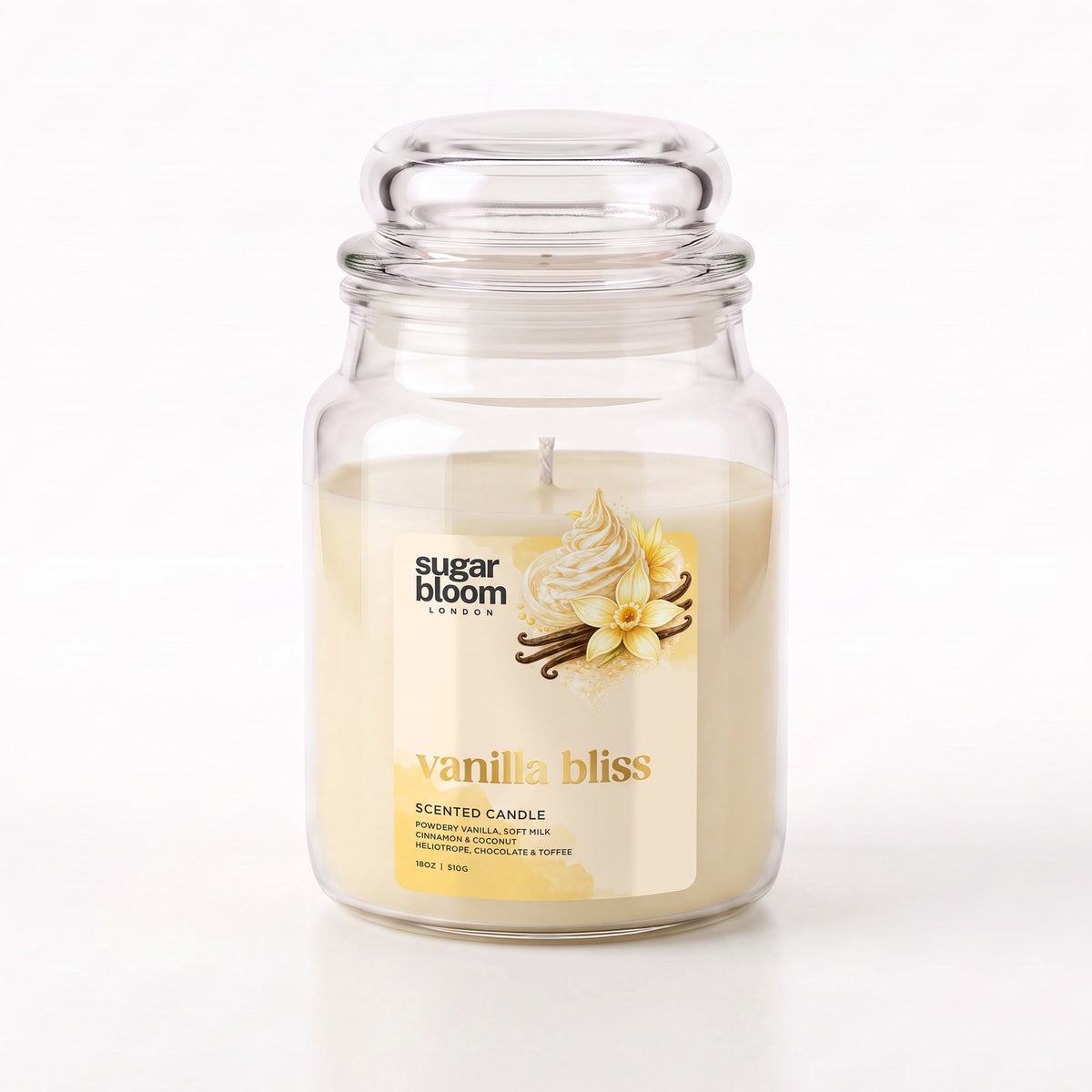 Sugar Bloom Vanilla Bliss Candle 510g
