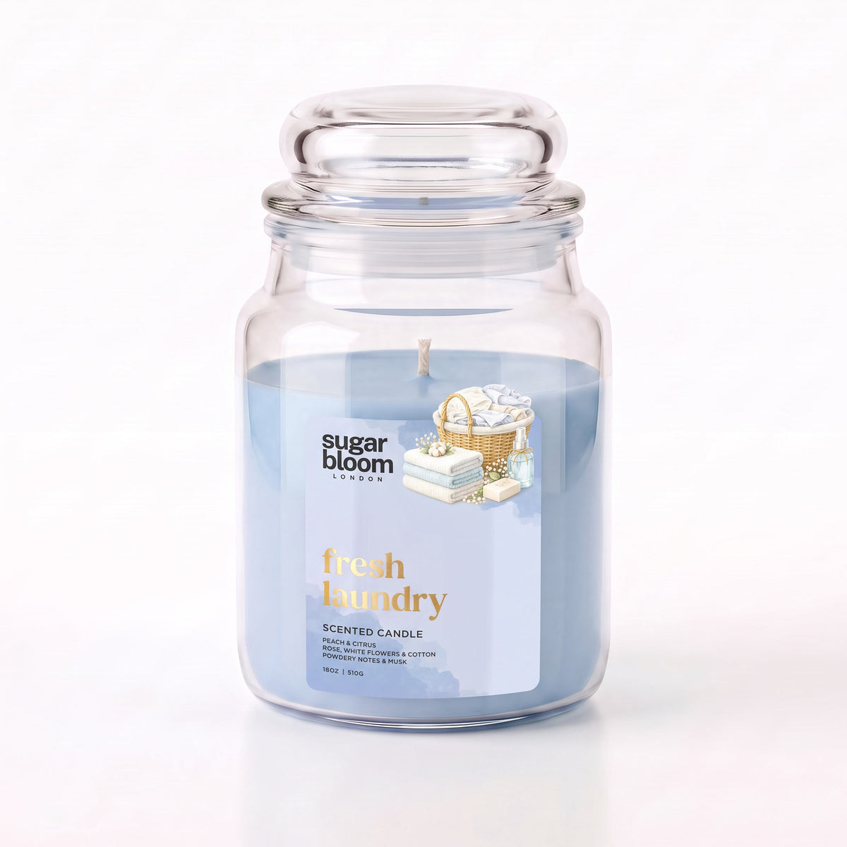 Sugar Bloom Fresh Laundry Candle 510g