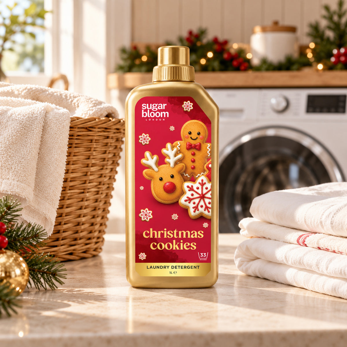 Sugar Bloom Laundry Detergent Christmas Cookies 1L